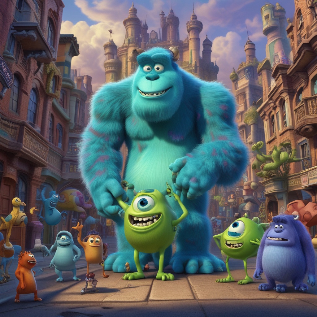 Monsters Inc Animated Movie Image